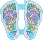 HURRISE Stone Foot Massager Mat, Reflexology Foot Massager Foot Shape Mat for Foot Massagers Manual Feet Massager Plate Board