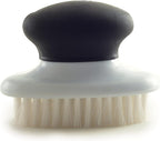 Norpro Grip-EZ Scrub Brush, White/Black