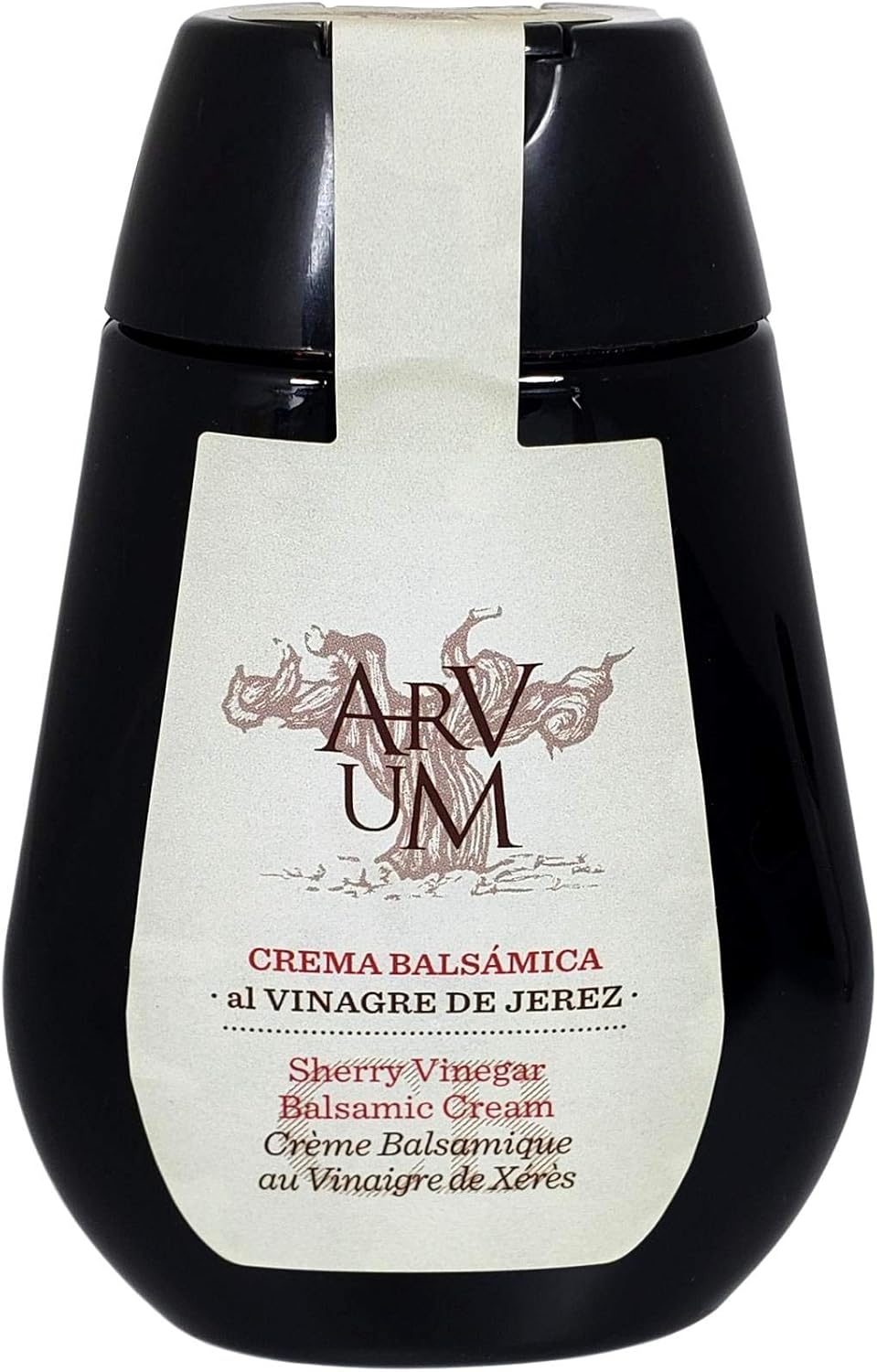 Arvum Balsamic Cream | Imported from Spain | Sherry Vinegar Based Balsamic Sauce | 6.4 oz |