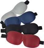 AccEncyc 4 Pcs Sleep Mask 3D Eye Mask for Sleeping Eye Covers for Back and Side Sleeper at Travel, Sleep, Airplane