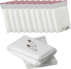 Vakly Triangular Bandages 40 x 40 x 56 in (12 Pack) – First Aid Triangle Sling & Splint Bandage with Safety Pins, Non-Woven Cotton Emergency Arm Support
