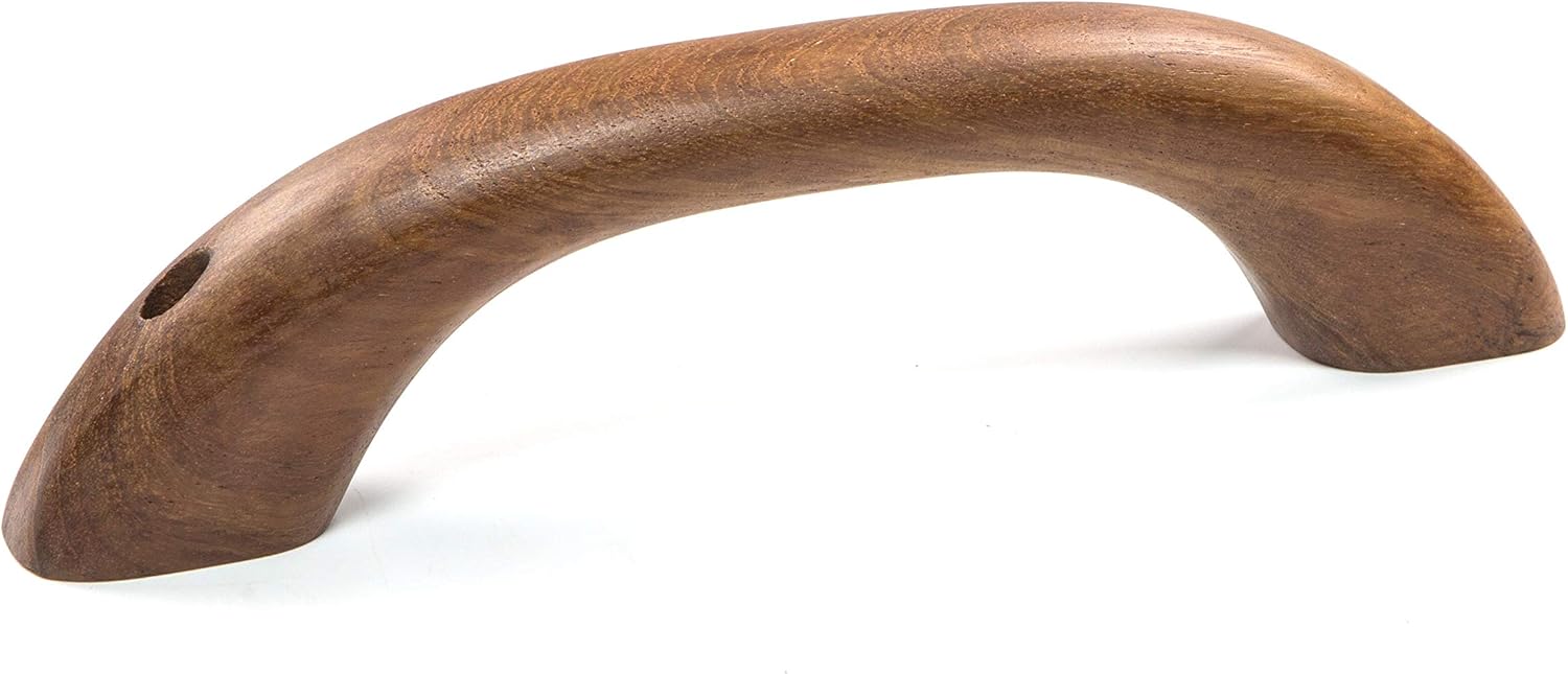 Misc Solid Teak Grab Handle - 1-3/8" W X 9-1/8" L 2-1/4" H Brown Wood Finish