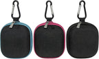 Elandy 3PCS Portable Small Essential Oil Carrying Case Mini Essential Oil Storage Bag Organizer Hard Shell Carry Pouches Hold Up To 1ml - 5ml Essential Oils Bottles