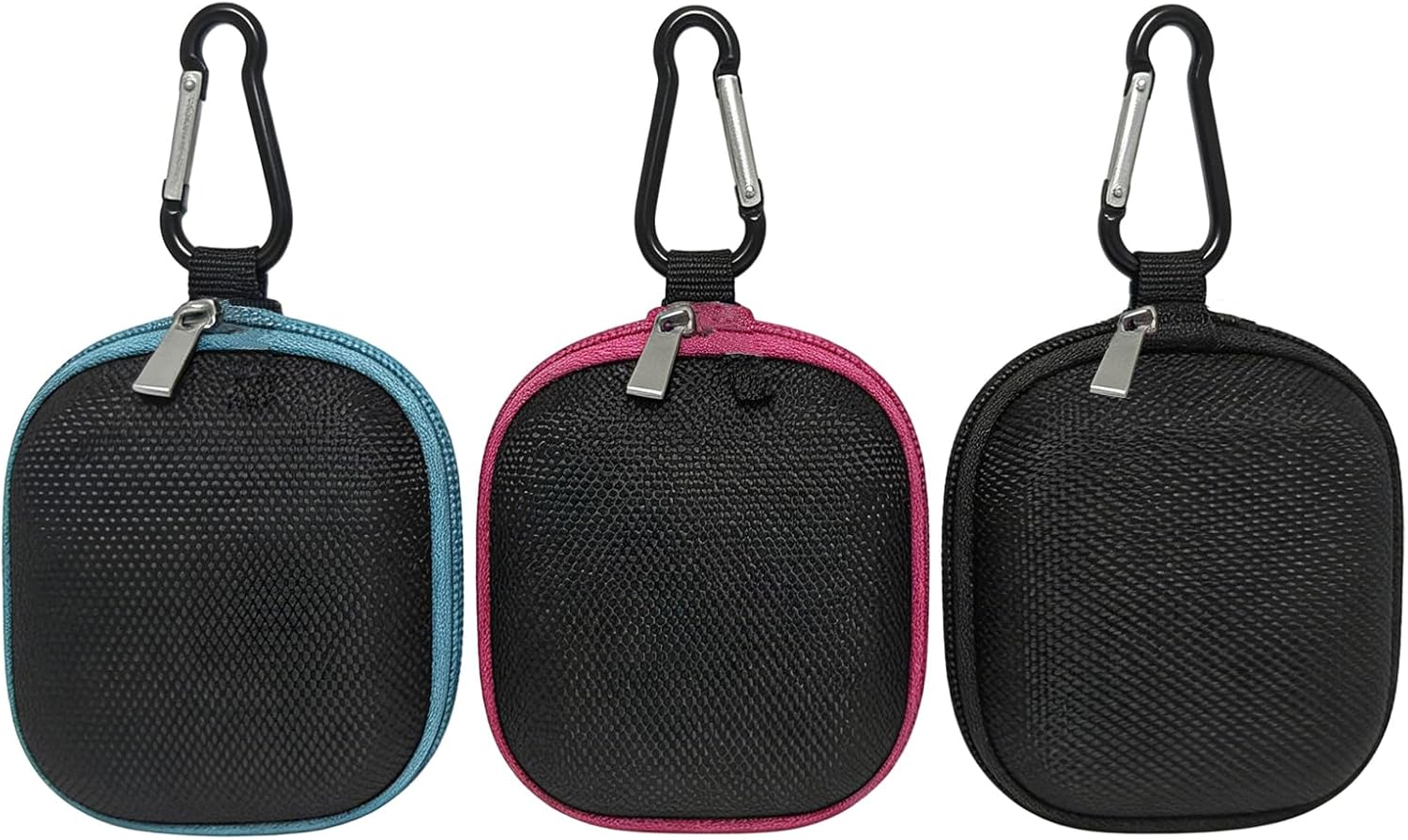 Elandy 3PCS Portable Small Essential Oil Carrying Case Mini Essential Oil Storage Bag Organizer Hard Shell Carry Pouches Hold Up To 1ml - 5ml Essential Oils Bottles