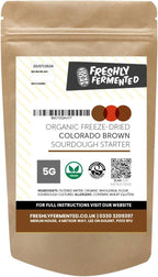 Freshly Fermented - Certifed Organic Sourdough Starter - Colorado Brown