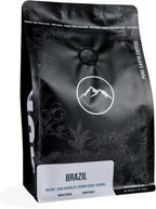 PURE EARTH COFFEE CO. Whole Bean Coffee, Brazil Single-Origin Beans, Dark Roast, Bold Gourmet Specialty Grade Coffee, Chocolate, Walnut, Bold and Smooth Flavor Notes 12oz