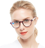 OCCI CHIARI Blue Light Reading glasses Women Computer Readers for Petite Face