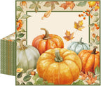 50PCS Fall Napkins, Pumpkin Thanksgiving Paper Napkins for Birthday Harvest Thanksgiving Party Decorations