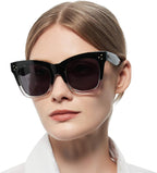 OCCI CHIARI Reading Sunglasses for Women 2.0 Large Reader Sunglasses 1.0 1.25 1.5 1.75 2.0 2.25 2.5 2.75 3.0 3.5 (Transparent, 2.0)