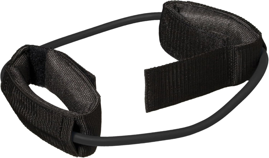 CanDo 10-5765 Exercise Tubing with Cuff Exerciser, 35", Black-X-Heavy