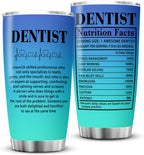 Dentist Appreciation Gifts for Women Men Male Female,National Dentists Day Gifts,Travel Coffee Tumbler Mug 20oz