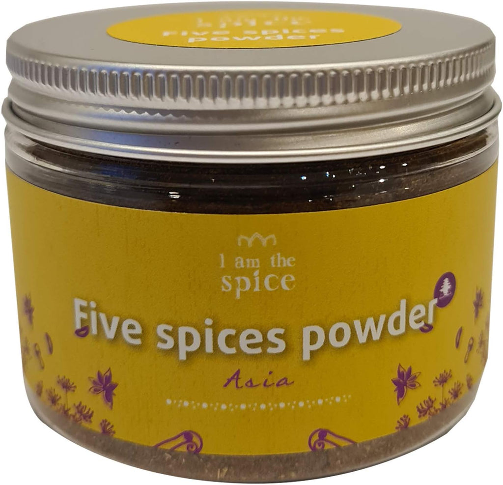 I am the spice Mix of Five Spices Powder for Asian Kitchen - Cloves, Cinnamon, Black Pepper, Fennel Seeds, Star Anise, 80g