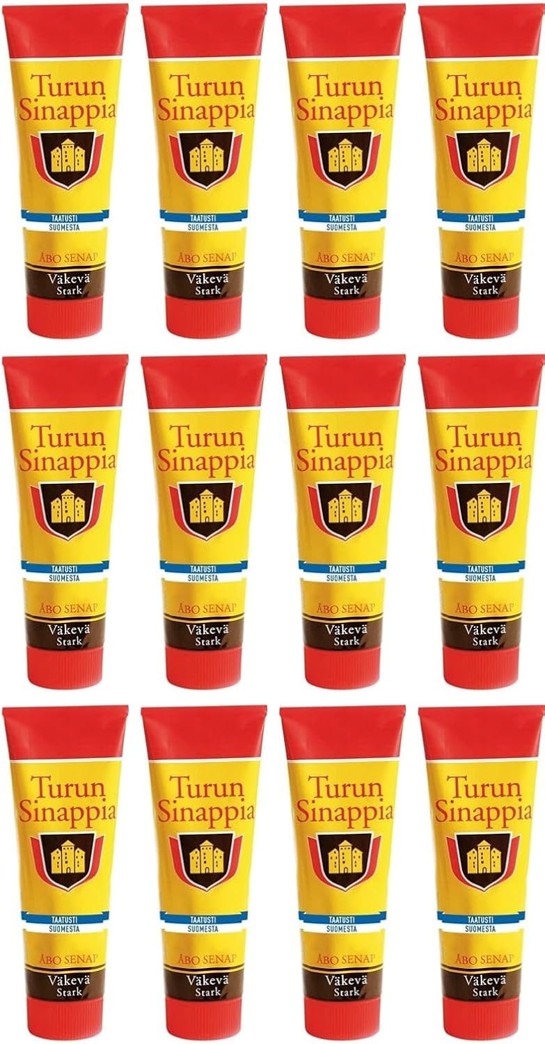 Jalostaja Turun Sinappia Strong Mustard 12 Packs of 275g