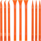 9 Pieces Plastic Scraper Tool Scratch Free Crevice Cleaning Sticker Remover Tool Multipurpose Non Scratch Scrapers for Tight Spaces, Kitchen, Crevices, Auto Detailing, Paint