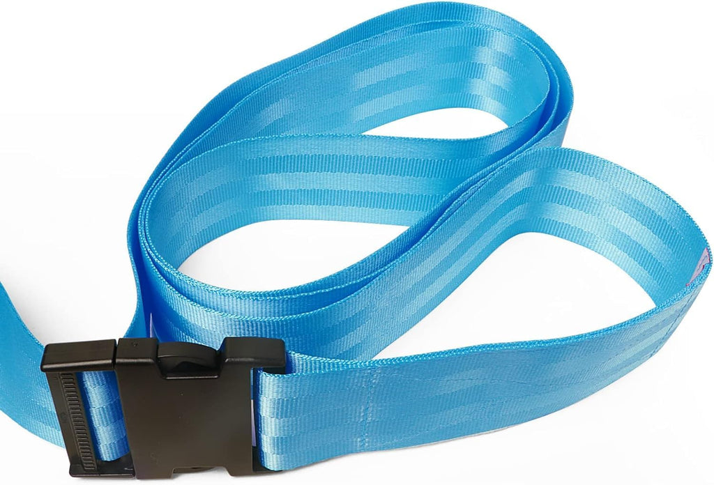 Extremity Mobilization Belt, Strap, Band Intended for Physical Therapy, Rehab, Stretching, Manual Traction, and Mobility Blue
