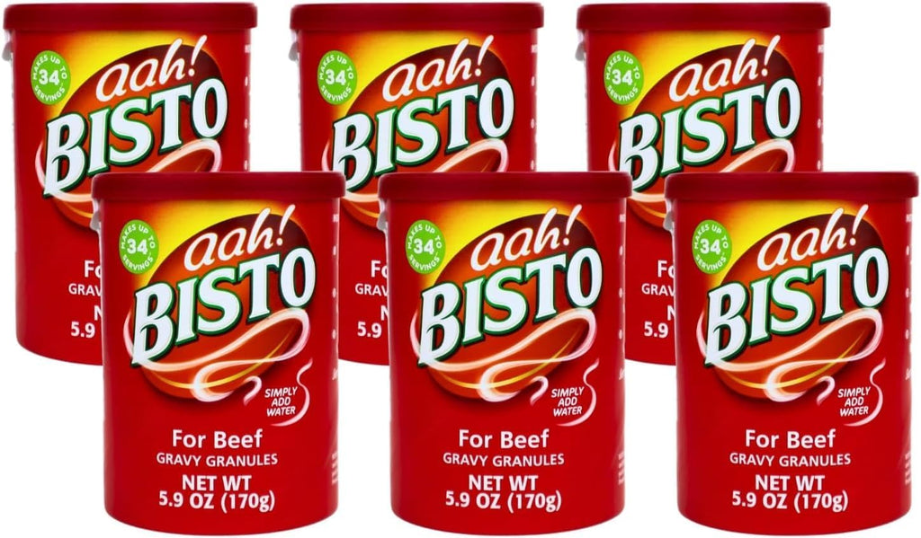 Bisto Gravy Granules, 5.9 Ounce – Rich and Savory Gravy Mix for Delicious Home-Cooked Meals, Perfect for Roasts, Mashed Potatoes, and Comfort Food Favorites (Pack of 6)