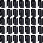 Apoulin 50Pack Wire Shelf Clips - 25 Pairs Wire Shelving Shelf Lock Clips for 1" Post Shelvings