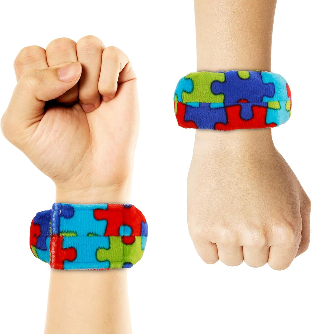 2 Pack Sensory Weighted Bracelets with Deep Pressure Input for SPD ADHD and Autism, Increase Hand Stability and Focus, Thoughtful Autism Sensory Products (Small)