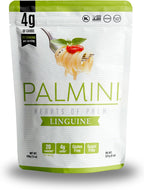 Palmini Linguine Pasta | Low-Carb Pasta, Low-Calorie Hearts of Palm Pasta | Keto, Gluten Free, Vegan, Non-GMO, Plant Based, Healthy Noodles | Seen on Shark Tank |(12 Ounce - Pack of 1)