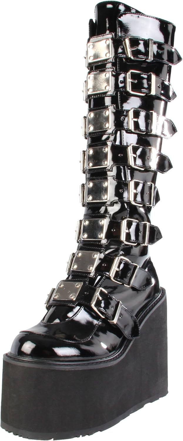 Pleaser SWING-815 Womens Shoes, Black Patent, Size 8