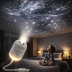 Galaxy Projector,2-in-1 Starry Sky Projector & Night Light,Adjustable LED Space Galaxy Lamp,Milky Way Mood Lighting,Delivers a Wide-Coverage Galaxy Projection for an Immersive Starry Effect (6Pcs)