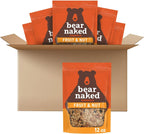 Bear Naked Granola Cereal, Whole Grain Granola, Breakfast Snacks, Fruit and Nut Medley (6 Bags)