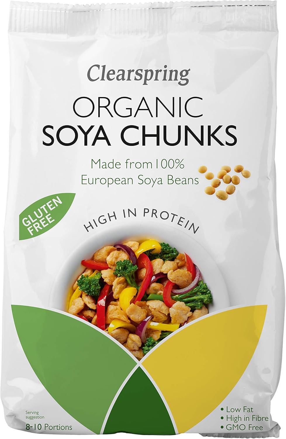 CLEARSPRING Organic Soya Chunks, 200 GR