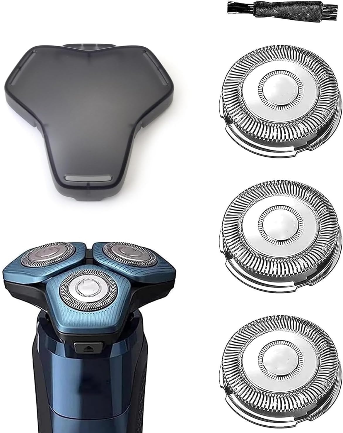 SH70/71 Replacement Heads and Shaver Head Square Cover Cap