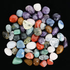 2lb Mixed Large Tumbled Crystal Stones Bulk,1″-1.3″ Healing Crystal, Approx 65 Pcs - Natural Assorted Polished Crystals and Healing Stones for Rock Collection, Cabbing, Home Decor, Wicca & Reiki
