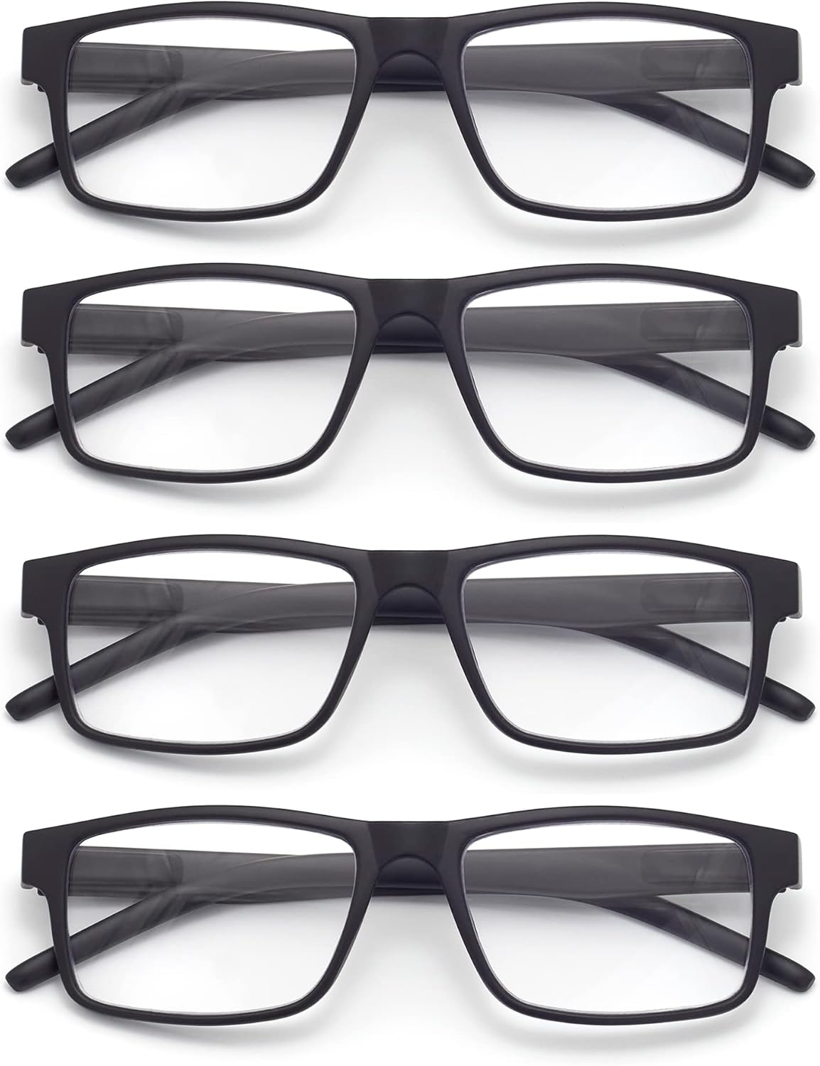 Reading Glasses for Men Women, Spring Hinge Readers Glasses, Blue Light Blocking Lens Eyeglasses SR20523