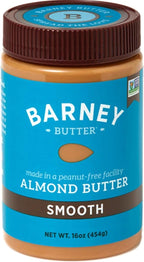 Barney Butter Almond Butter, Smooth, 16 Ounce Jar, Skin-Free Almonds, No Stir, Non-GMO, Gluten Free, Keto, Paleo, Vegan