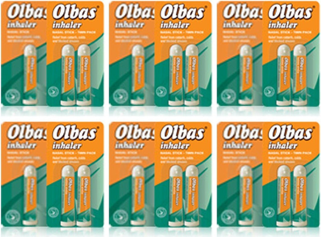 (6 Pack) - Olbas - Olbas Inhaler Twin Pack | 2 x 695pack | 6 Pack Bundle