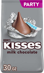 HERSHEY'S KISSES Milk Chocolate Candy Party Pack, 30 oz