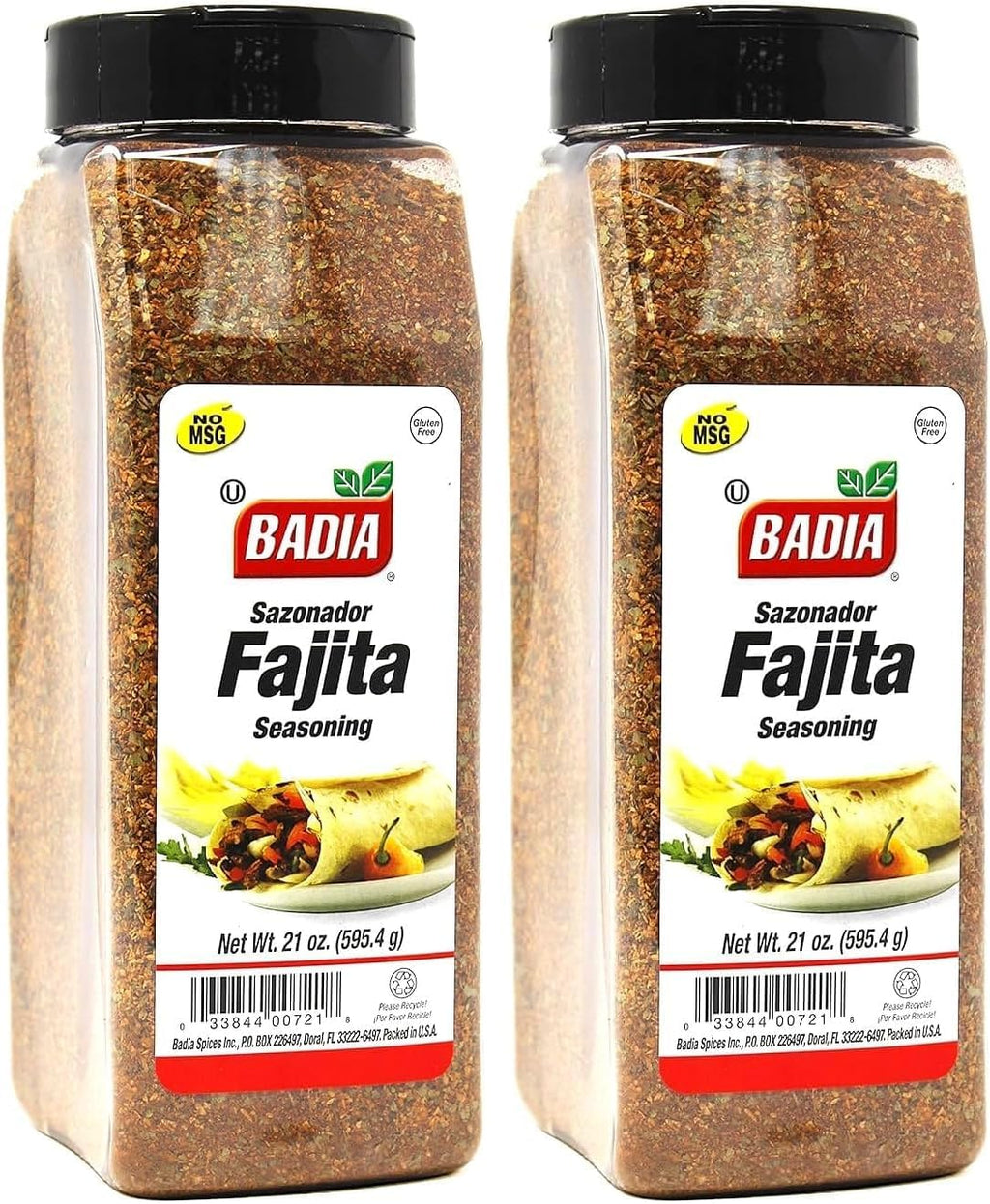 Badia Fajita Seasoning, 21 Ounce (Pack of 2)