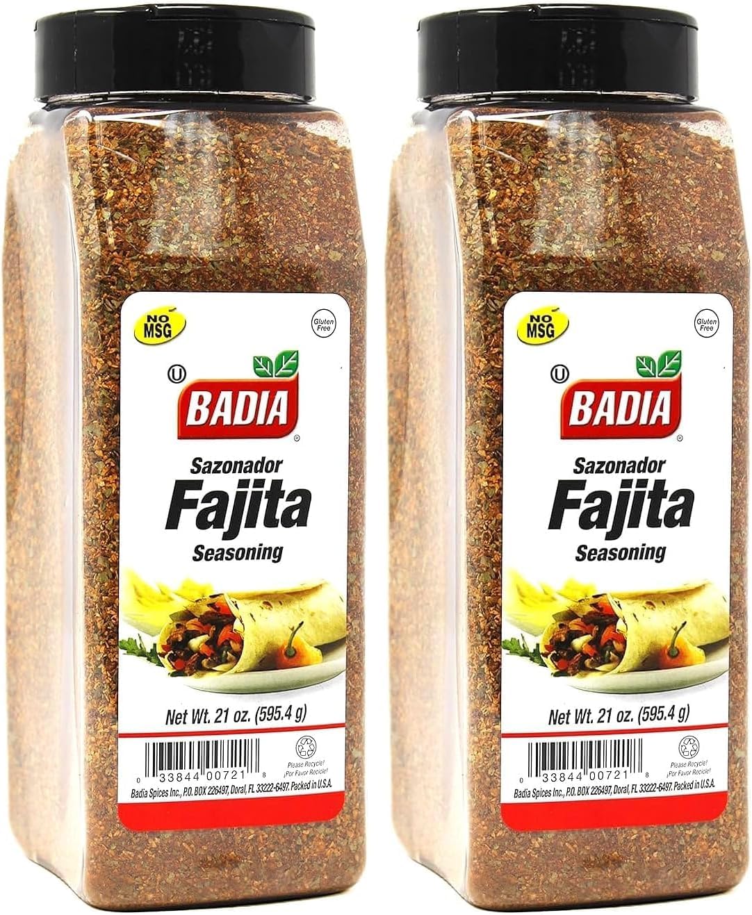 Badia Fajita Seasoning, 21 Ounce (Pack of 2)