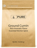 PURE Ground Cumin (1 lb) Pure & Natural Premium Cumin from India, Earthy & Warm