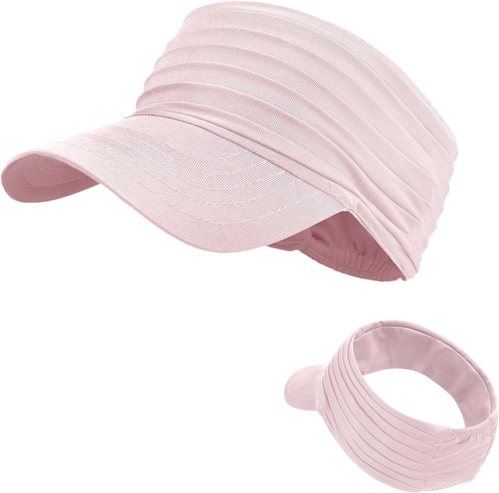 Unisex Outdoor Sport Sun Visor Hats Adjustable Empty Top Baseball Cap,Sun Hat for Women and Men