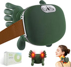 Shoulder and Neck Massager, Bionic Heated Massager, Neck Massager with Fingers, 4D Kneading Massage for Home and Travel