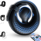 Vibrating Cock Ring Sex Toys - Adjustable Penis Ring Vibrator Clitoral Stimulator with Flexible Bulb 10 Vibrations for Clit Testicles Stimulation, APP Control Male Couples Adult Sex Toys for Men Women