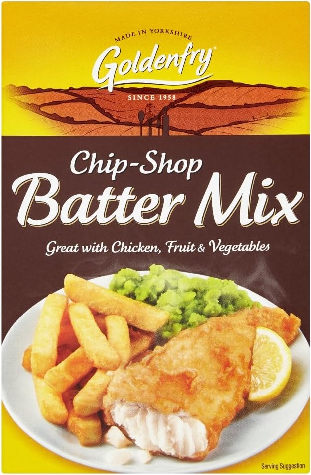 Goldenfry Chip Shop Batter Mix, 5.95-Ounce (Pack of 6)