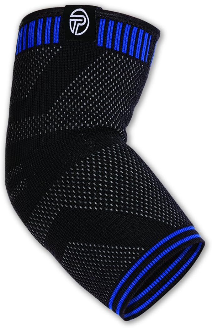 Pro-Tec Athletics 3D Compression Elbow Sleeve, Elbow Brace, Compression Sleeves, Pain Relief, Men & Women, Tennis Elbow Support, Easy to Use, Working Out