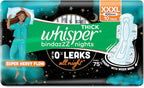 Whisper Ultra Nights Sanitary Pads XXXL Wings 10 Pieces Pack
