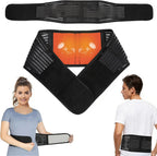 Back Support with Magnet, Tourmaline Magnetic Back Braces for Lower Back Pain Relief, Self Heating & Soothing Waist Band, Lumbar Support Belt for Herniated Disc/Sciatica(Medium)