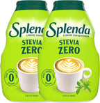 SPLENDA Stevia Liquid Zero Calorie Sweetener Drops, 3.38 Fl Oz Bottle (Pack of 2)