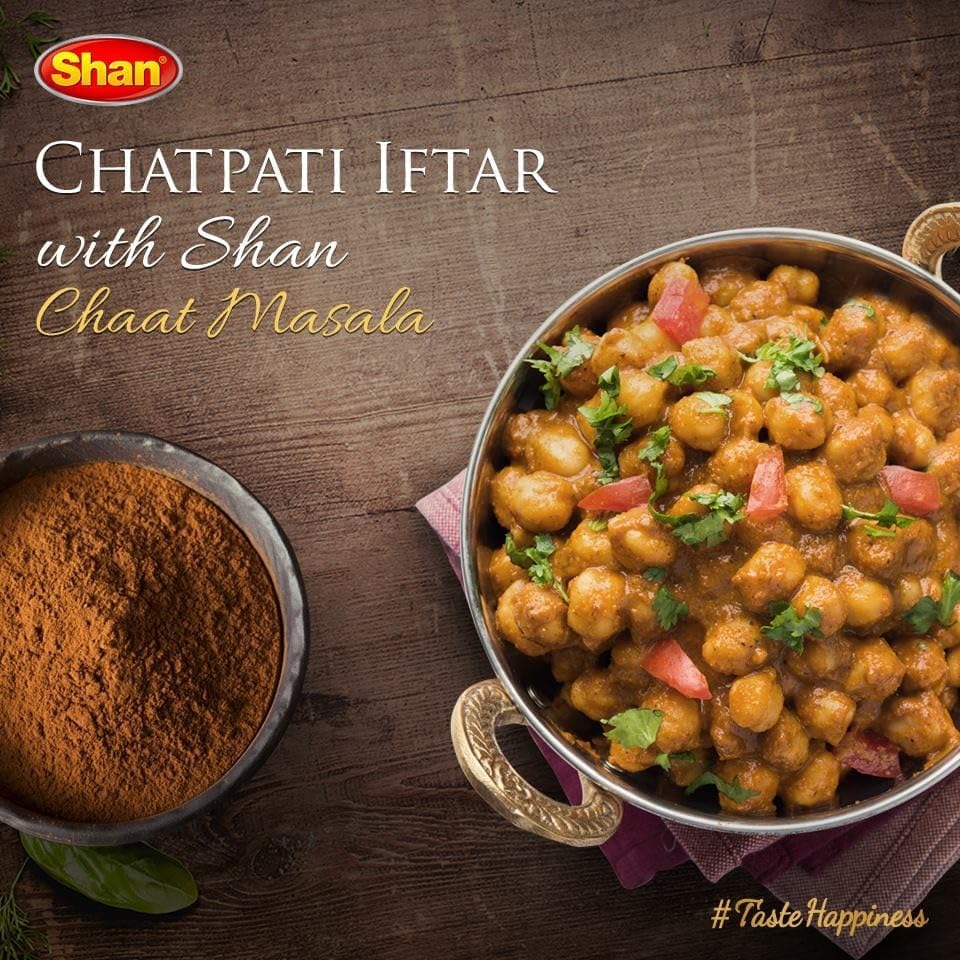 Shan - Chaat Masala Seasoning Mix (100g) - Spice Packets for Tangy and Spicy Garnish (Pack of 3)