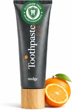 Nudge 10% Nano Hydroxyapatite Toothpaste, Enamel Friendly Advanced Clean, Fluoride Free & SLS Free, Orange, 4.5 oz