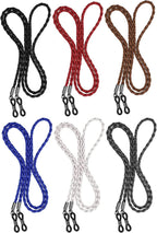 BILIONE Eyeglass Strap, 6Pcs Premium Glasses Holder Chains, Multicolor Eyewear Retainer for Women Men and Kids
