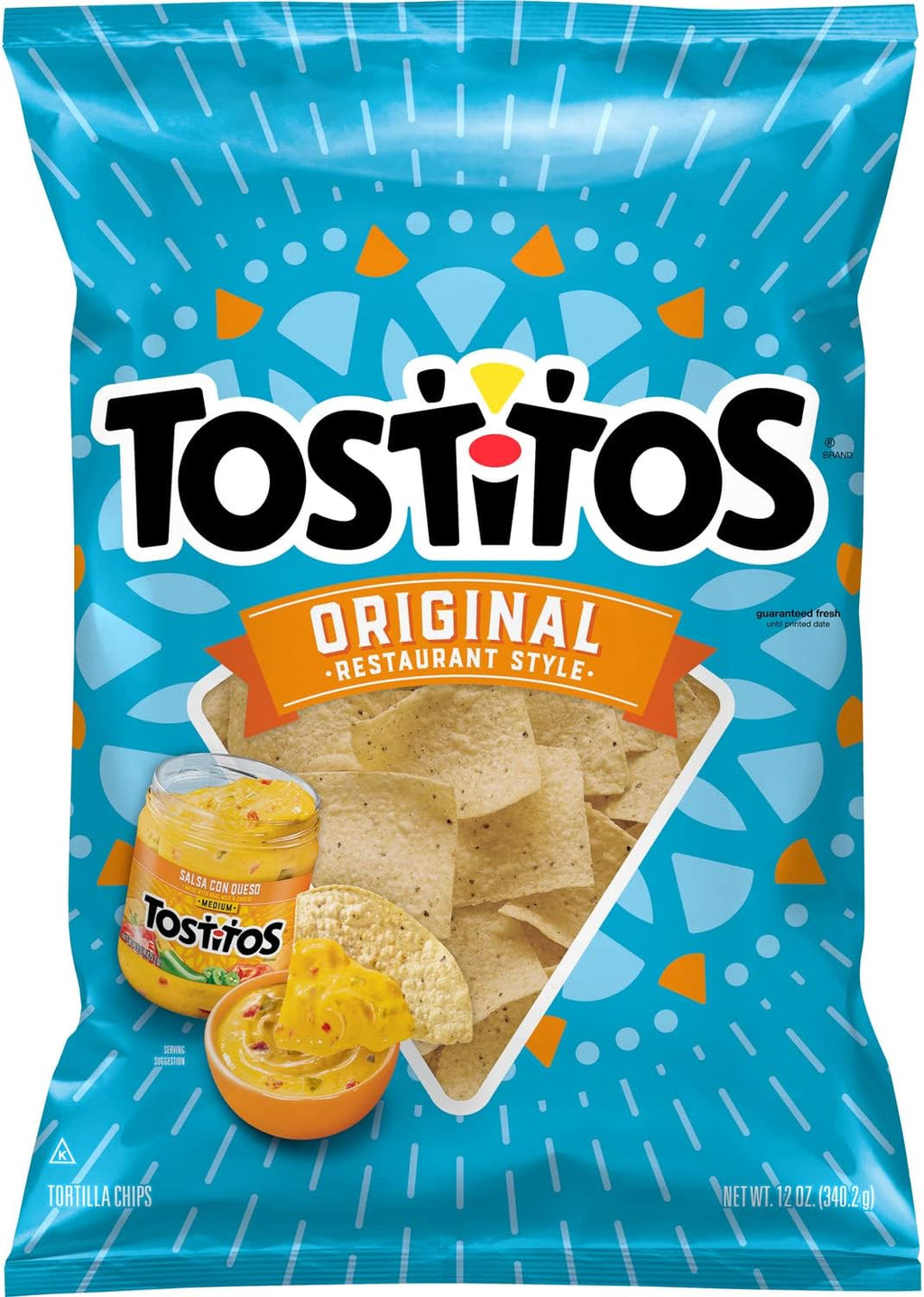 Tostitos Tortilla Chips, Original Restaurant Style, Party Size, 17oz Bag