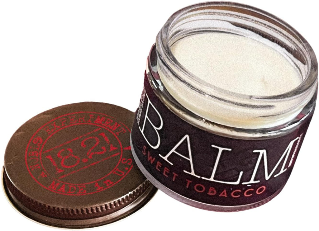 18.21 Man Made Beard Balm for Men, Spiced Vanilla, 2 fl. oz - Premium Grooming Cream with Low Shine for Conditioning and Shaping Beards, Mustaches - Scented Facial Hair Balms, Long-Lasting Moisture
