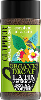 Clipper Coffee: Latin American Decaf Instant Coffee – Medium Roast Coffee, Freeze Dried & Ethically Sourced – 100g (3.53oz)